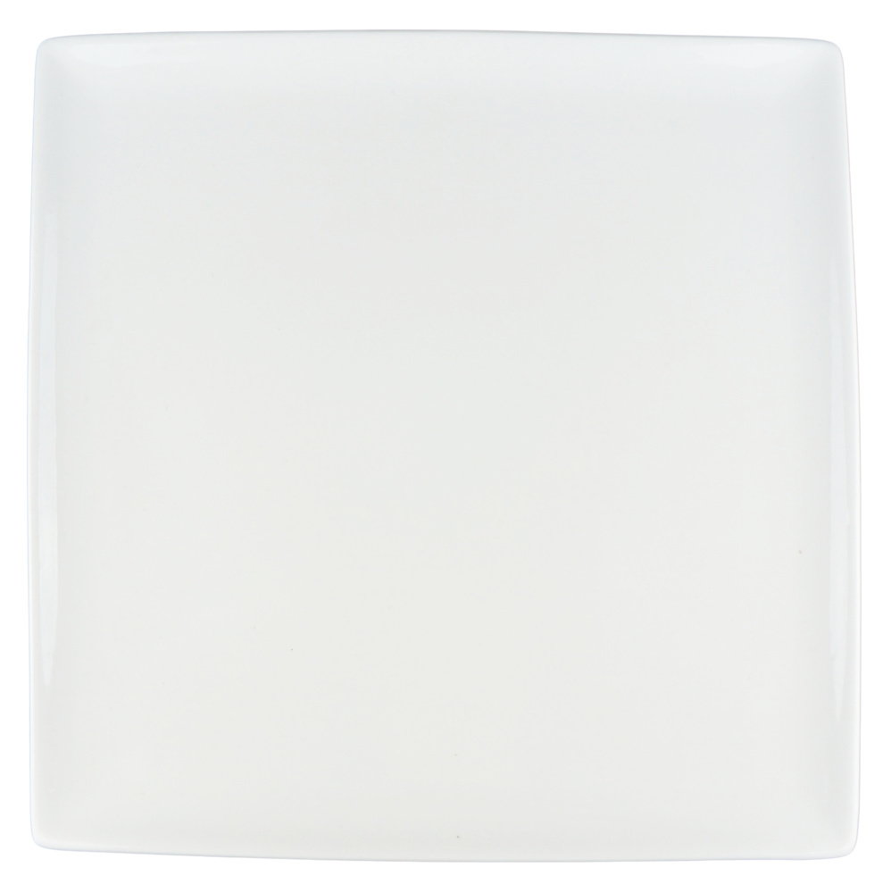 1580810-1 Square plate, 16 pcs - size 25.5 x 25.5 x 2 cm, white
