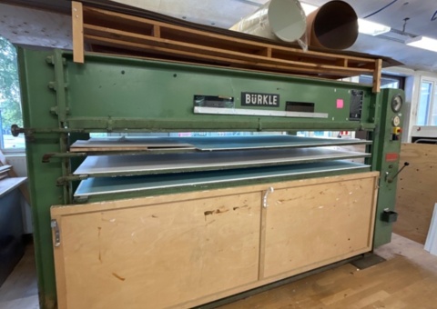 Hydraulic veneer and laminate press - Robert Bürkle STU Z50/130