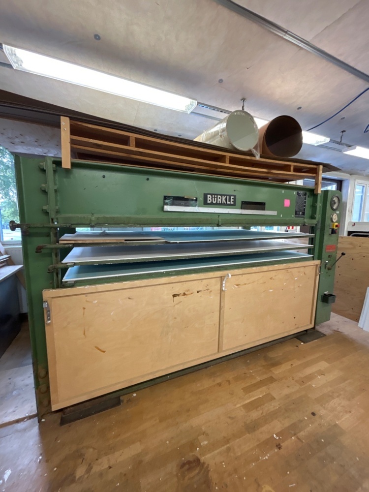 1290277-1 Hydraulic veneer and laminate press - Robert Bürkle STU Z50/130