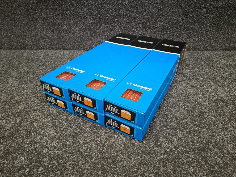 1580496-2 6000 st Bandad Gipsskruv Trä 3.9x30mm, Gunnebo