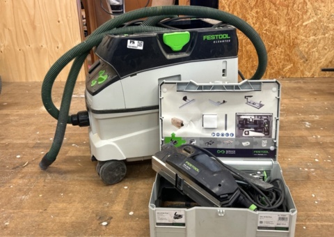 Electric planer and vacuum cleaner - Festool EHL 65 EQ / CTM 26 E