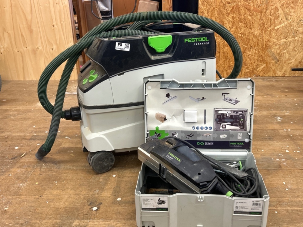 1519357-1 Electric planer and vacuum cleaner - Festool EHL 65 EQ / CTM 26 E
