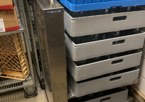 Dishwashing trolley with accessories - Metos