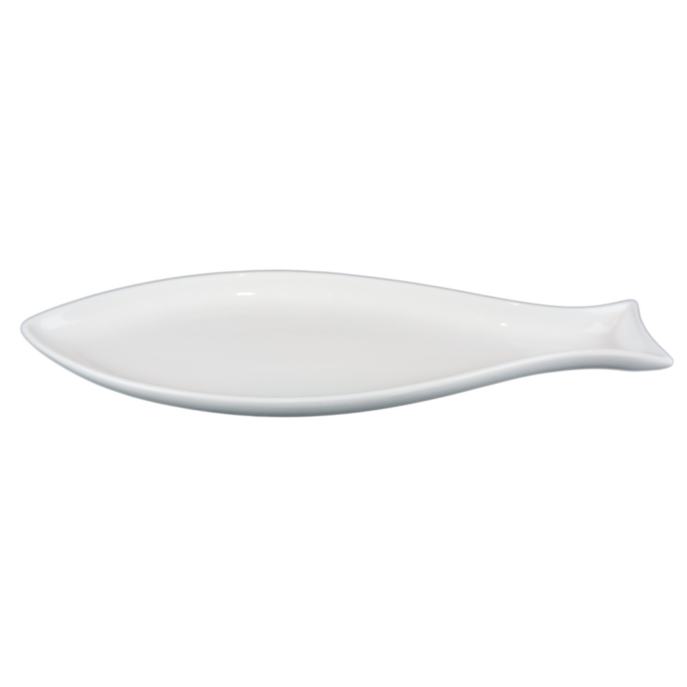 1581075-1 Plate fish, 31 pcs - size 32.5 x 11 x 2.5 cm, white