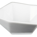 1581099-1 Mini skål veck fyrkantig, 96 st - stl 10 x 10 x 4,5 cm, vit