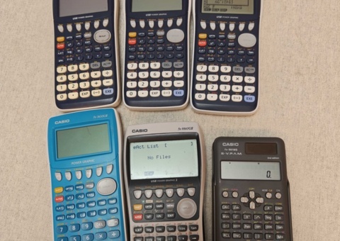 Grafräknare Casio 6st
