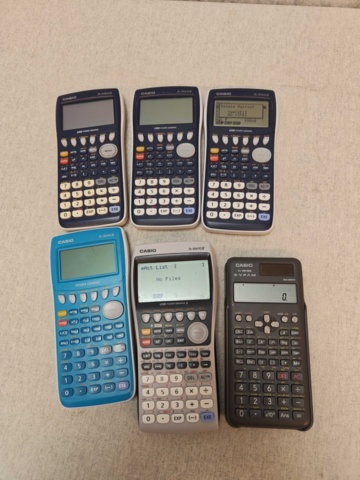 1485801-1 Grafräknare Casio 6st