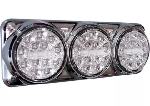 2 st Baklampor, Strands 12-24V