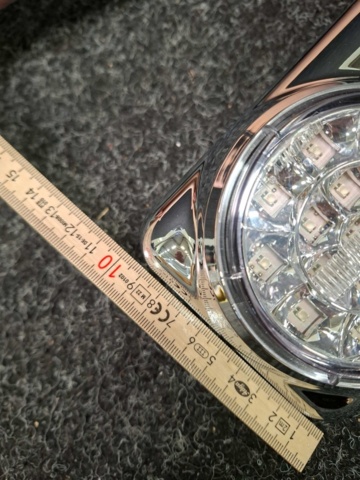 1579920-13 2 st Baklampor, Strands 12-24V