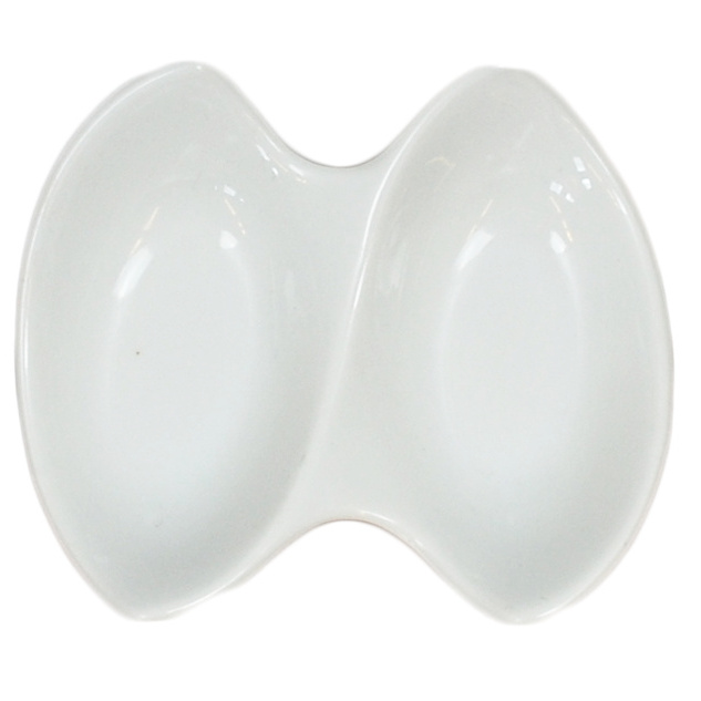 1581234-1 Two-piece bowl, 216 pcs - size 10.5 x 9 x 3 cm, cream white