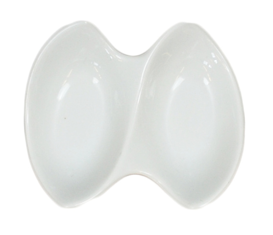 Skål tvådelad, 216 st - stl 10,5 x 9 x 3 cm, krämvit på auktion i Skåne, Helsingborg hos PS Auction