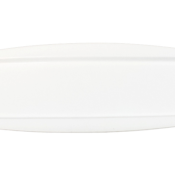 1581248-1 Plate/plate sled, 12 pcs - size 37 x 17.5 x 1.6 cm, white