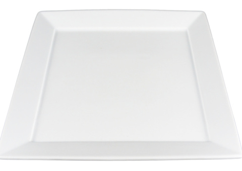Tallrik/assiett kvadrat lagom, 48 st - stl 15,5 x 15,5 x 2 cm, krämvit