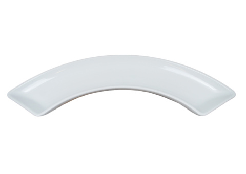 Fat båge, 35 st - stl 42 x 9,5 x 3,5 cm, vit
