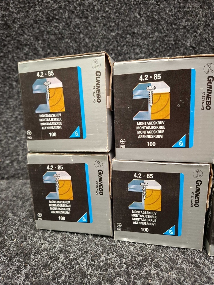 1581448-2 800 pc Mounting screw 4.2x85mm, Gunnebo