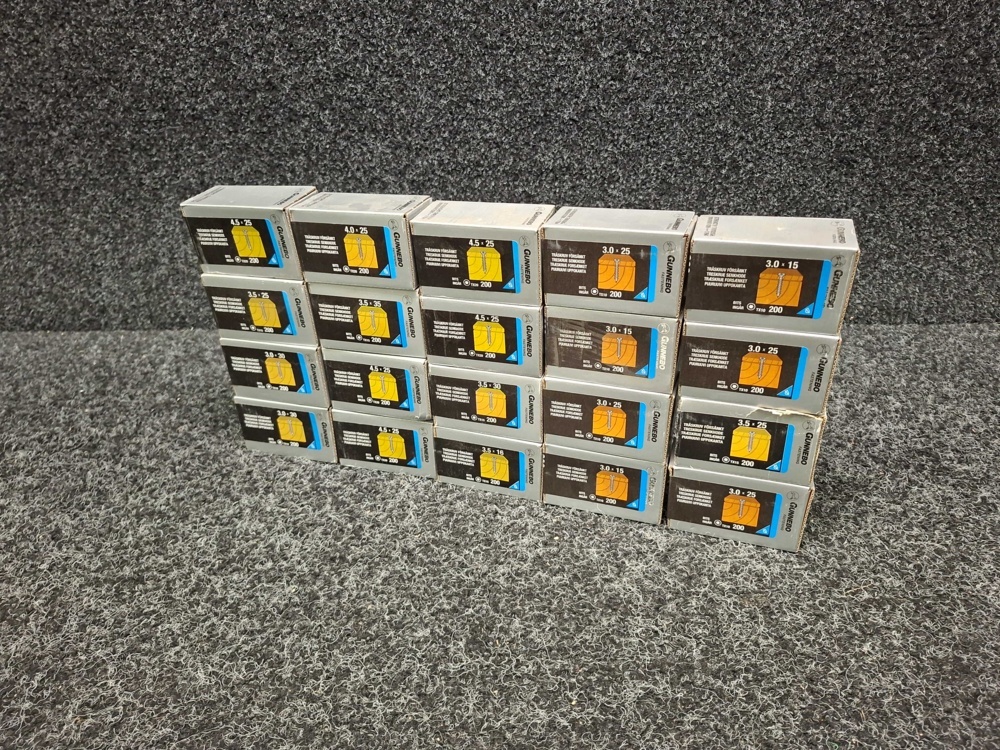 1581457-1 4000 wood screws 3.0x15, 3.5x30, 4.5x25mm etc., Gunnebo