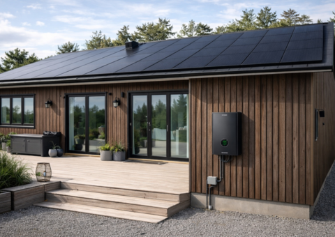 Solar cell package 6 kW – DAH Solar 500 W, Ferroamp, Weland Stål – free shipping within Sweden