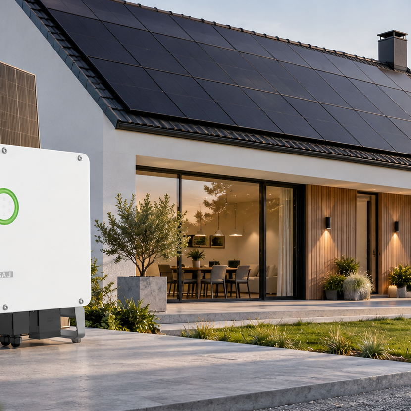 1581657-1 25.0 kW solar package – DAH Solar 500 W, SAJ hybrid inverter, Weland Stål – free shipping