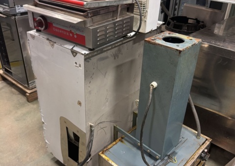Restaurant equipment - frying table, clamp grill, insect lamp - Gram, Berto's