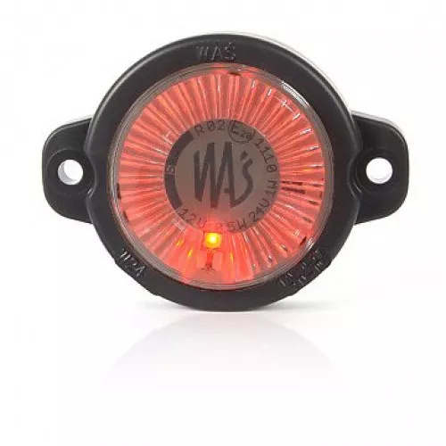 1580093-1 10 st Positionsljus LED, Strands 12-24V Röd