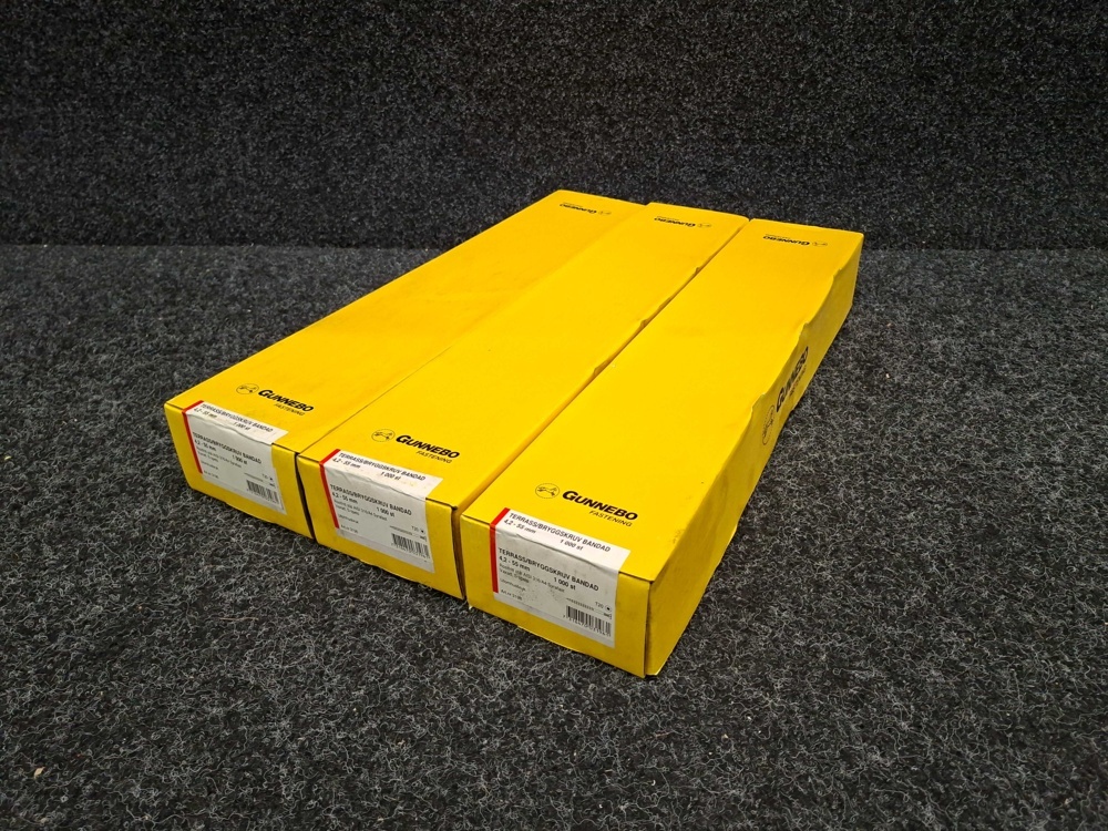 1581483-1 3000 st Bandad Terass/Bryggskruv 4.2x55mm, Gunnebo