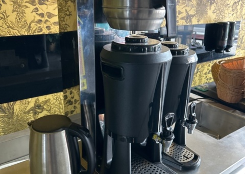 Coffee maker with accessories - CREM Mega Gold A TK
