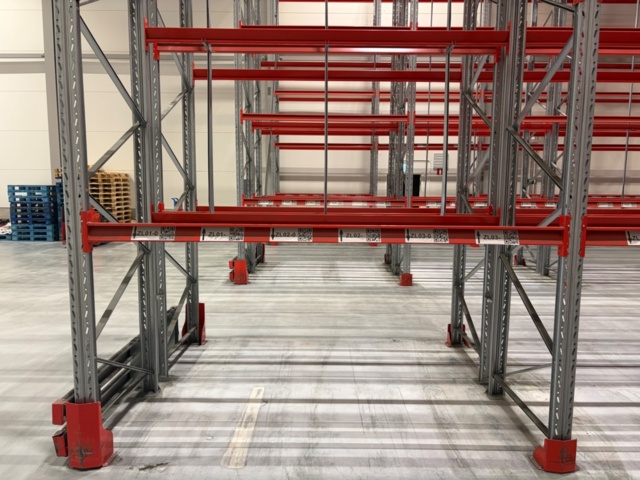 1582196-3 Pallet racking – section no. 3 – approx. 260-280 beams