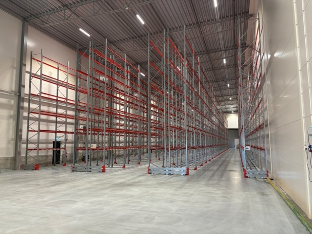 1582194-2 Pallet racking – section no. 1 – approx. 120–130 beams