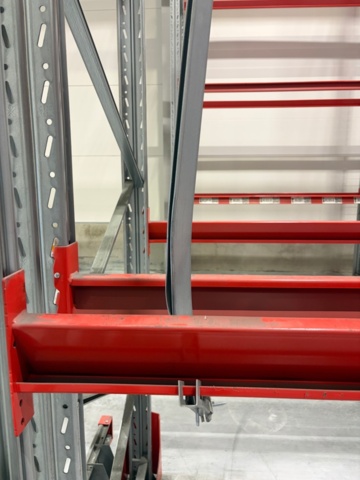 1582194-5 Pallet racking – section no. 1 – approx. 120–130 beams