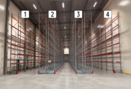 1582238 Pallet racking – section no. 4 - approx. 120-130 beams