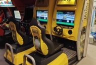 1484543 Two Smashing Drive arcade games