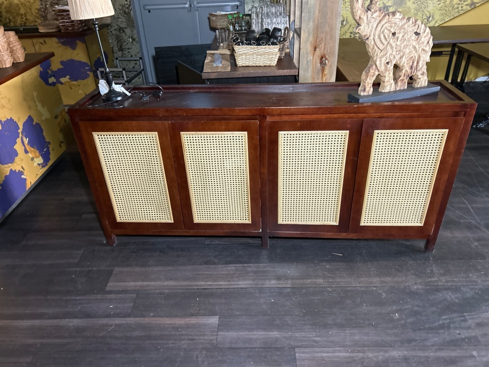 1529539-2 Restaurant interior - Sideboards, custom cabinetry, wooden consoles