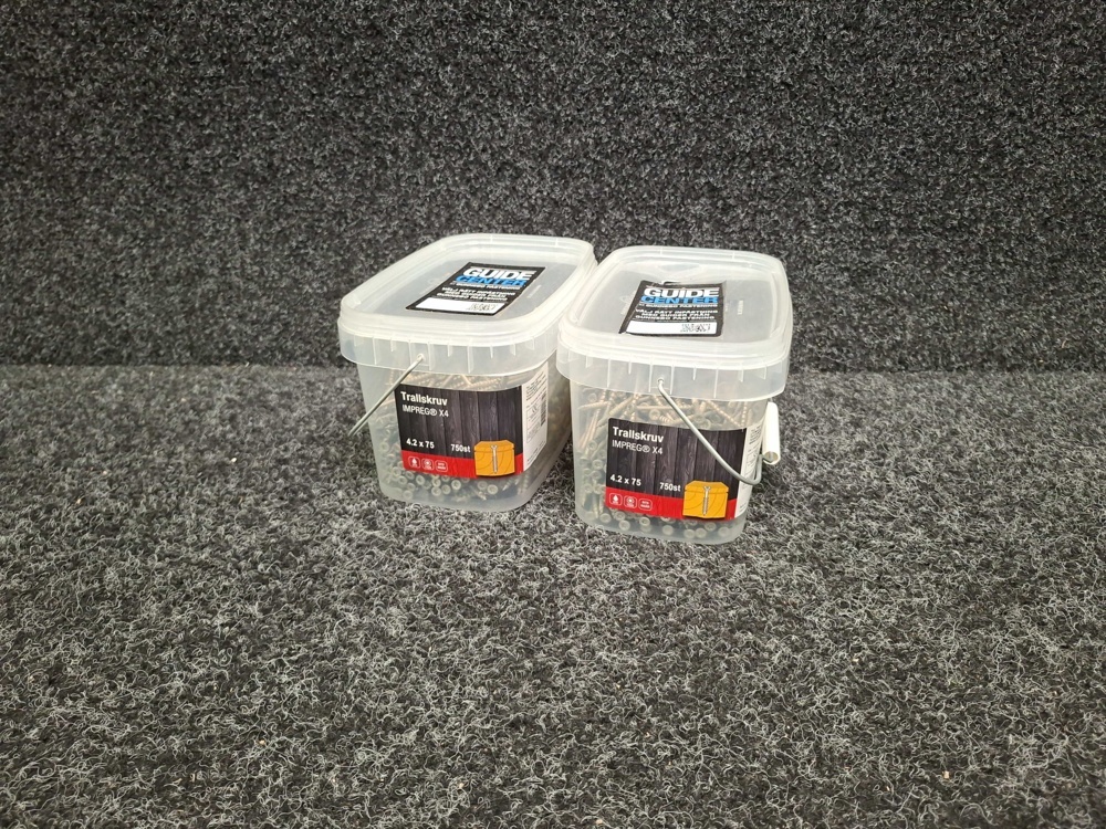 1581555-1 1500 pcs Decking screws 4.2x75mm, Gunnebo