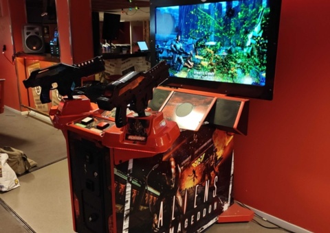 Arcade game Aliens Armageddon