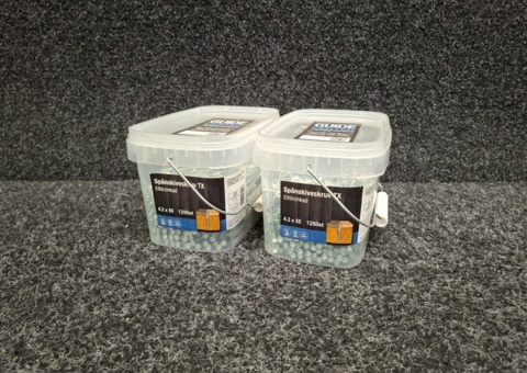2500 pcs Chipboard screws TX 4.2x55mm, Gunnebo