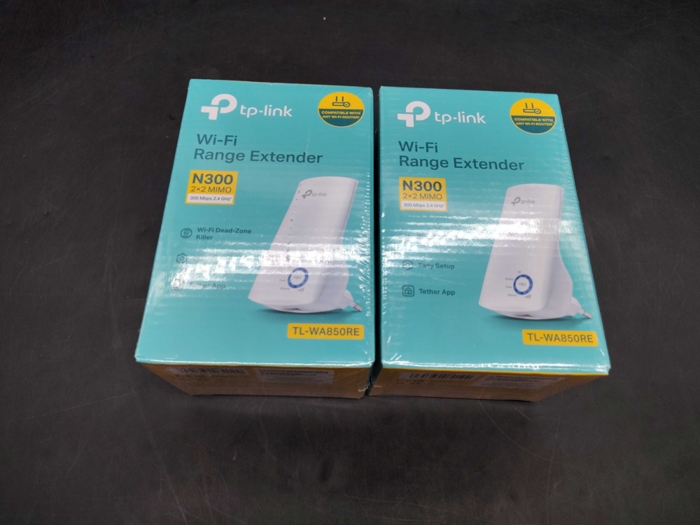 1582310-1 Wi-Fi range extenders, 2 pcs - TP-Link TL-WA850RE, N300