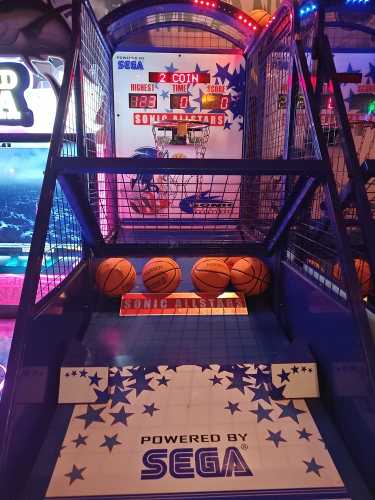 1484556-2 Arkadspel Sonic Allstars basket ink. reservdelar