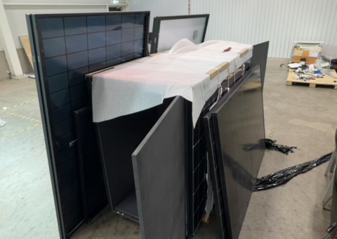 Solpaneler ca 40 st - blandade fabrikat och modeller