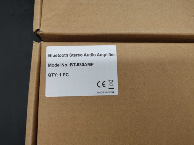 1582327-3 Förstärkare, 2 st - AUXLine BT-530AMP, Bluetooth