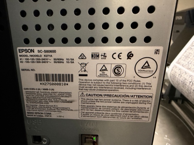 1531341-13 Large Format Printer Epson SureColor SC-S80600 2018 – Professional