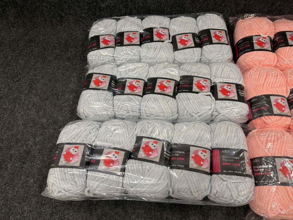 1582577-2 30 st garnnystan Velourgarn Babylove – chenille sammetsgarn 100g