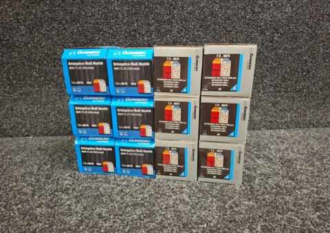 600 pcs Concrete screw Multi Monti 7.5x80/25 & 7.5x60/5, Gunnebo