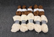 1582585 10 skeins of cable-twisted cotton yarn 200g