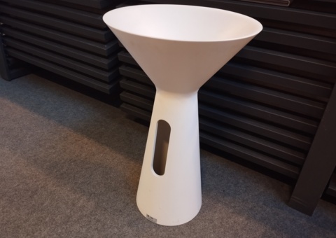 Golvstående tvättställ - Gessi Cono, Cristalplant, 90 × 50 cm