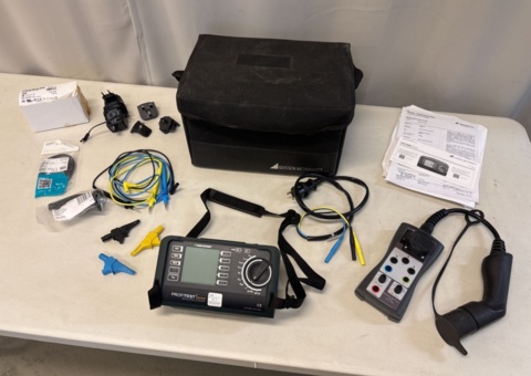 Installation tester with accessories - Gossen Metrawatt Profitest Intro