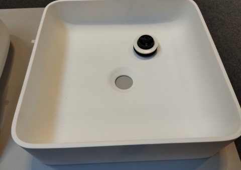 Tvättställ - Scandtap, 40 × 40 cm, solid surface