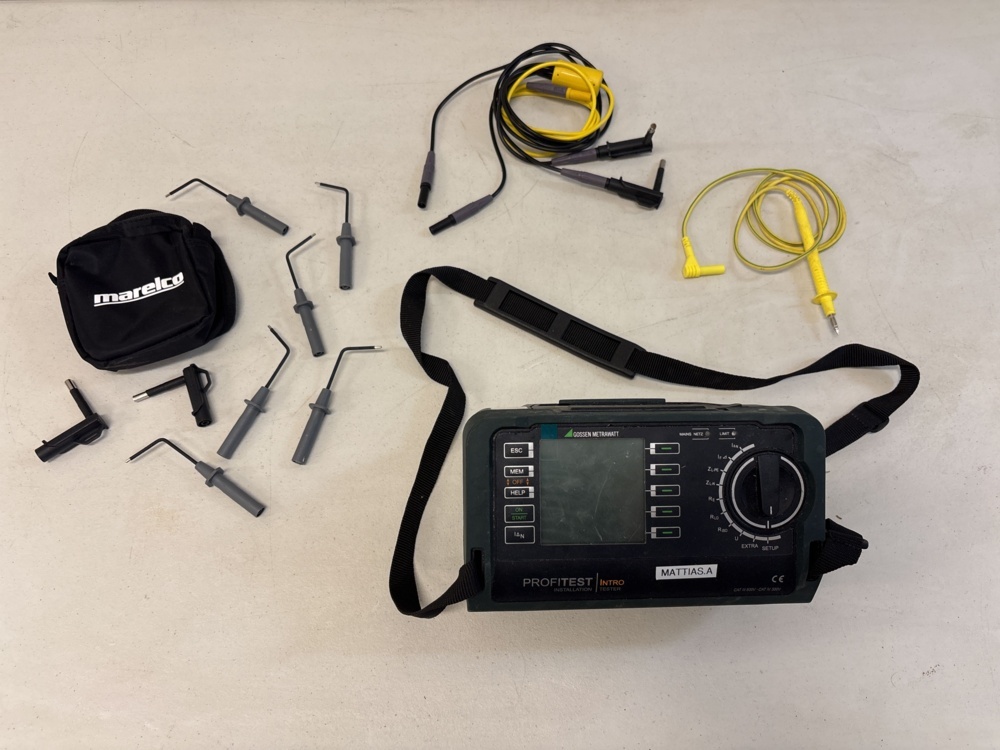 1511407-1 Installation tester with accessories - Gossen Metrawatt Profitest Intro
