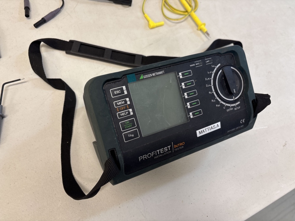 1511407-2 Installation tester with accessories - Gossen Metrawatt Profitest Intro