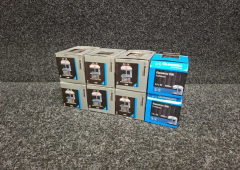7000 pcs Drywall Screws Steel 3.5x25 & 3.9x55mm, Gunnebo