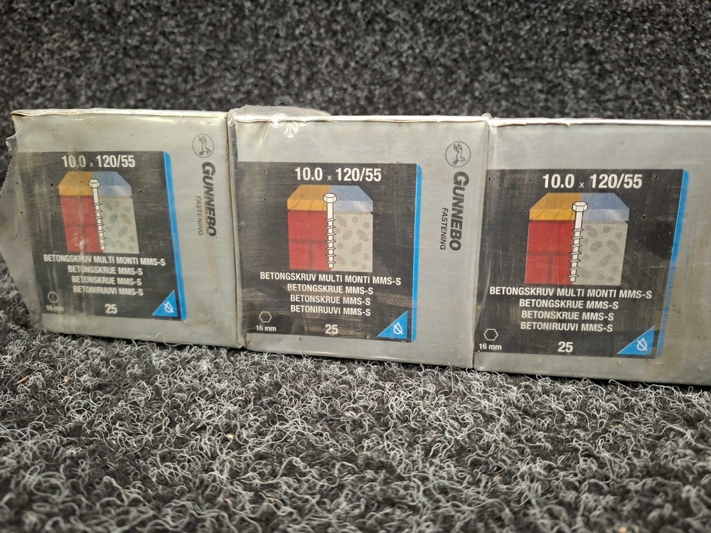 1581587-2 175 pcs Concrete screw Multi Monti, Gunnebo
